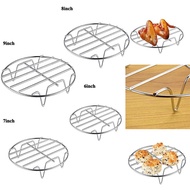 6/7/8/9 Inch Air Fryer Accessories Fit For 2.5-6.4qt Air Fryer Kitchen Steel Single-layer Grill Rack