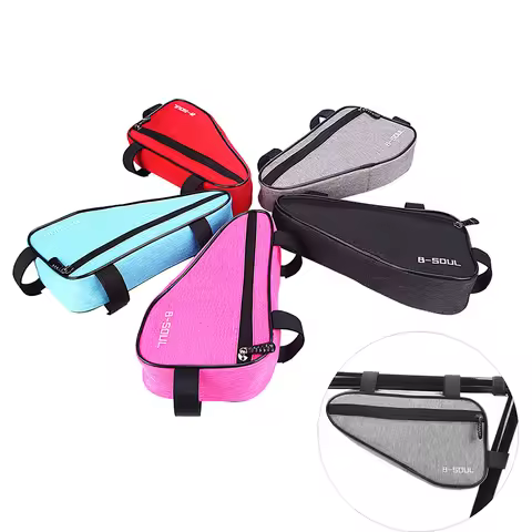 Bicycle Triangle Bag Front Tube Frame Storage Bag Waterproof Pouch Durable Bike Versatile Durable Ba