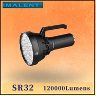 Imalent SR32 Ultra Bright Flashlight/Searching Light, 120,000 Lumens 2,080m Beam Distance, 32pcs XHP