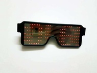 Blinking Light-Up Party Glasses - Spectacles with LED Flashing Lights - Cermin Mata Led Spek LED - F