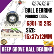 [CXCF]  6301-152RS 6301-202  BALL BEARING JAPAN QUALITY 15mm(ID)X37mm(OD)X12mm(H) MODIFY Y125Z TO Y1