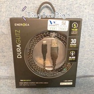 ENERGEA ⚡️DuraGlitz Lightning to USB-A Cable 1.5m 3.0A 快速充電線