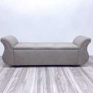 Luxury Long Stool/Living Room Chair/Bed Room Chair/Fabric Sofa Ottoman / Design By SFF FURNITURE