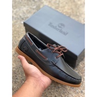 [READY STOCKS] TIMBERLAND LOAFER SLIP ON BLACK SHOES NEW EDITION CASUAL