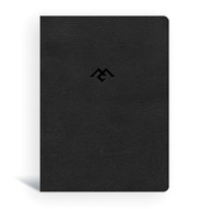 CSB Men of Character Bible, Black Leathertouch