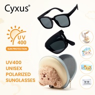 Cyxus Foldable Polarized Sunglasses For Children Portable Folding Shades For Kids UV400 Protection D