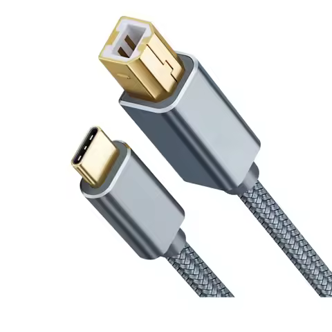 Durable Laptop Scanner Printer USB Type-C to USB B 2.0 High Speed Printer Cable For Epson HP Brother