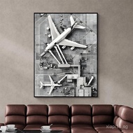 Black And White Airbus A380 Aviation Poster And Print Modern Home Decor,No Frame Canvas Painting Gif