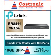 TP-LINK ER8411 Omada VPN Router with 10G Ports 10GE SFP+ (3-years Local Warranty)