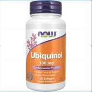 NOW Foods Ubiquinol 100mg, 60 Softgels Premium Dietary Supplement for Daily Wellness m3w0b94b0t