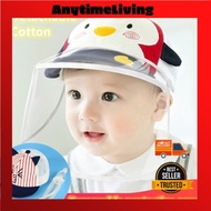 Baby Infant Hat Cover Safety cap Detachable face shield for bayi Full Face Cover Protective Cap Flip Visor Anti Dust