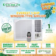 EVEREST - ETA15WDR2-HF -Window Type Aircon with Healthy Air Filter and Remote Control 1.5 HP-