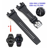 For Casio GBA-900-1/4A/7A/900RD/900 Resin Rubber Watch Strap Waterproof Soft Black Watch Band Men Wo