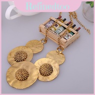 Flower Alloy Shape Necklace With Electroplating For Holiday Or Employee Appreciation