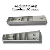 Custom TOP FILTER Gutter/BOX FILTER AQUARIUM TOP Price FILTER Gutter AQUARIUM Coloam 85cm UV