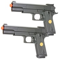 bbtac dual spring p169 spring pistols 260 fps spring airsoft gun (two pack)(Airsoft Gun)