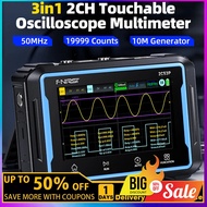 Precision FNIRSI 2C53P 3 in 1 Digital Handled Oscilloscope Multimeter Signal Generator Touch Screen 