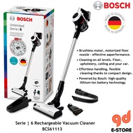 Bosch Serie 6 Rechargeable Vacuum Cleaner Unlimited White - BCS61113