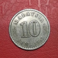 koin asing 10 sen Malaysia 1967 TP 3396