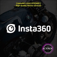 [ Insta360 ]  Logo Sticker / Decal (High Quality Sticker)