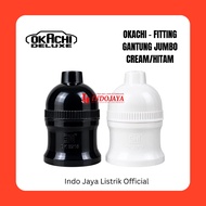 OKACHI Jumbo Hanging Fittingdeluxe, Cream, Black, SNI OK 9218