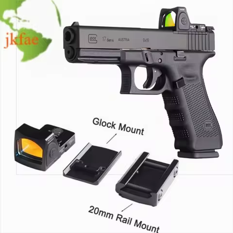 Tactical Metal RM Red Dot Sight Rifle Reflex Sight Scope 20mm Rail For Airsoft G|ock Taurus Pistola 