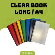 Clear book long clear books short Clearbook Binder plastic clear book, Paper Organizer Book