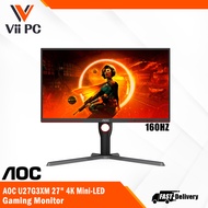 AOC U27G3XM 27"/UHD/Mini-LED (QD)/Fast IPS/160Hz 1ms(GtG)/G-Sync Compatible/FreeSync Premium
