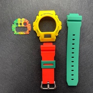 SHOCK DW6900/6600 BAND AND BAZEL comple with faceplate buckle keeper