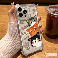 Cute Graffiti Style Cat Phone Case For Moto Edge 70 60 60S Pro Fusion G51 G86 G56 G75 G55 G15 G05 E1