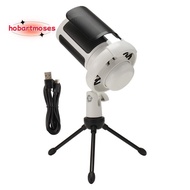 -ME6S RGB Dazzling Lighting Mobile Game Live Streaming Microphone Desktop USB Computer Karaoke