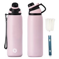 FJbottle Thermos Bottle 600ml 304 Stainless Steel Insulated Sports Water Bottle Leak Resistant Tumbl