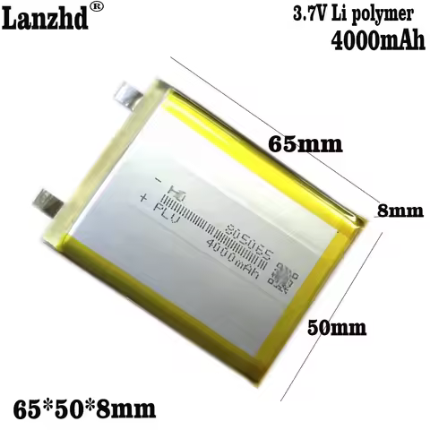 3.7V 4000mAh Rechargeable Polymer Lithium Li Lipo Battery 805065 For PSP GPS ipod PAD MID Portable P