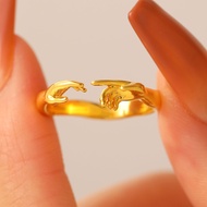 IVIAPRO Adam Hands Creative Design Ring Opening Adjustable Unisex Universal Ring
