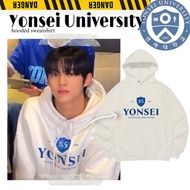 [TWS dohoon pick][Yonsei University]KOREA, daily hoodie, hooded sweatshirt (ivory)