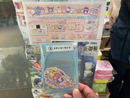 盛放：粉紅兔兔p助 Kanahei small animal x Sanrio 贴纸 一番賞 #9.全套貼紙 + 迷你文件夾 可以放口罩.全新未使用過 新舊如圖 歡迎順豐到付