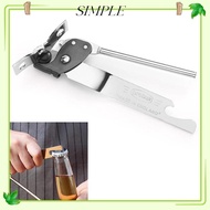 SIMPLESHOP Food Can Opener Kitchen Accessories Durable Professional Manual Can Opener