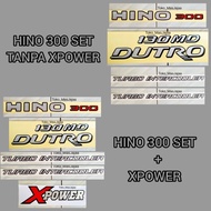 Hino 300xpower 130MD Dutro Turbo Intercooler 1Set Sticker/Hino 300 Dutro 130MD Truck Sticker