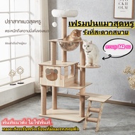 คอนโดแมว ใหญ่บ้านแมว บ้านแมว แข็งแรง งานไม้ทั้งหลัง แข็งแรง ทนทาน คอนโดแมวไม้ คอนโดแมวขนาดใหญ่