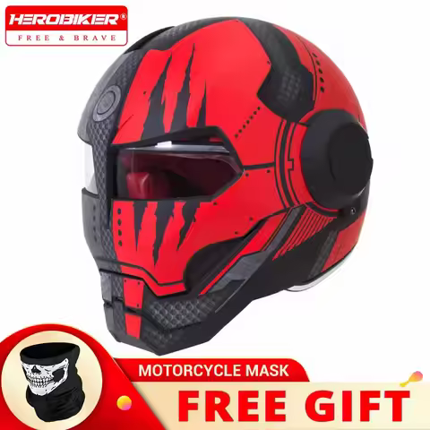 Motorcycle Helmet Biker Full Face Moto Helmets Wear-Resistant Supplies Breathable Head Protection An