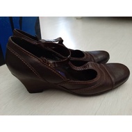 [Kampgen] Leather Heels Wedges