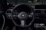 [細活方向盤] 寶馬 BMW F系M版 變形蟲 方向盤 碳纖維麂皮款 改裝 變形蟲方向盤 方向盤