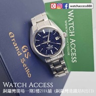 <限量200><雙Logo><Hi-Beat> SBGH031G 藍菱形獅標面 Grand Seiko Sport (SBGH 031G SBGJ 249 SBGH273G SLGB 005GSBGC