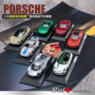1: 43 Germany Porsche Original Factory Porsche 911 964 919 Taycan Limited Simulation Car Model