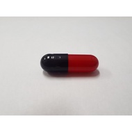 1000 empty capsules size 0, capsule shells, black - dark red gelatin capsules