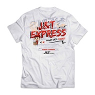 DNRS J&T Express Courier Trabas T-shirt - Distro Clothes Words of Courier JNT Expedition Package - C