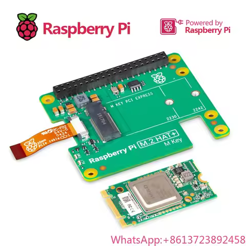 Official Raspberry Pi 5 AI Kit For Raspberry Pi 5 Combines Official M.2 HAT Hailo-8L AI Accelerator