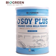 Biogreen O'Soy Plus Organic Soya Milk Powder (Low Cane Sugar), 800g (HALAL)