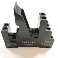 RX78623 Relay 8-Pin Foot Socket Suitable for JW2SN G2R-2 G2R-1-E Rail Connection Socket (Tax Include