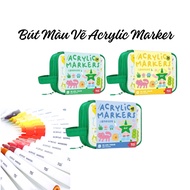 Acrylic Marker Color Brush - Multi-Purpose Writing On Many Materials - Fabric Bag Box - TOI - Fine Art Toys For Children